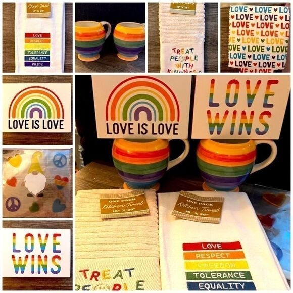 Home Decor Towels Supplies Bundle Pride Inspired - Picture 1 of 16
